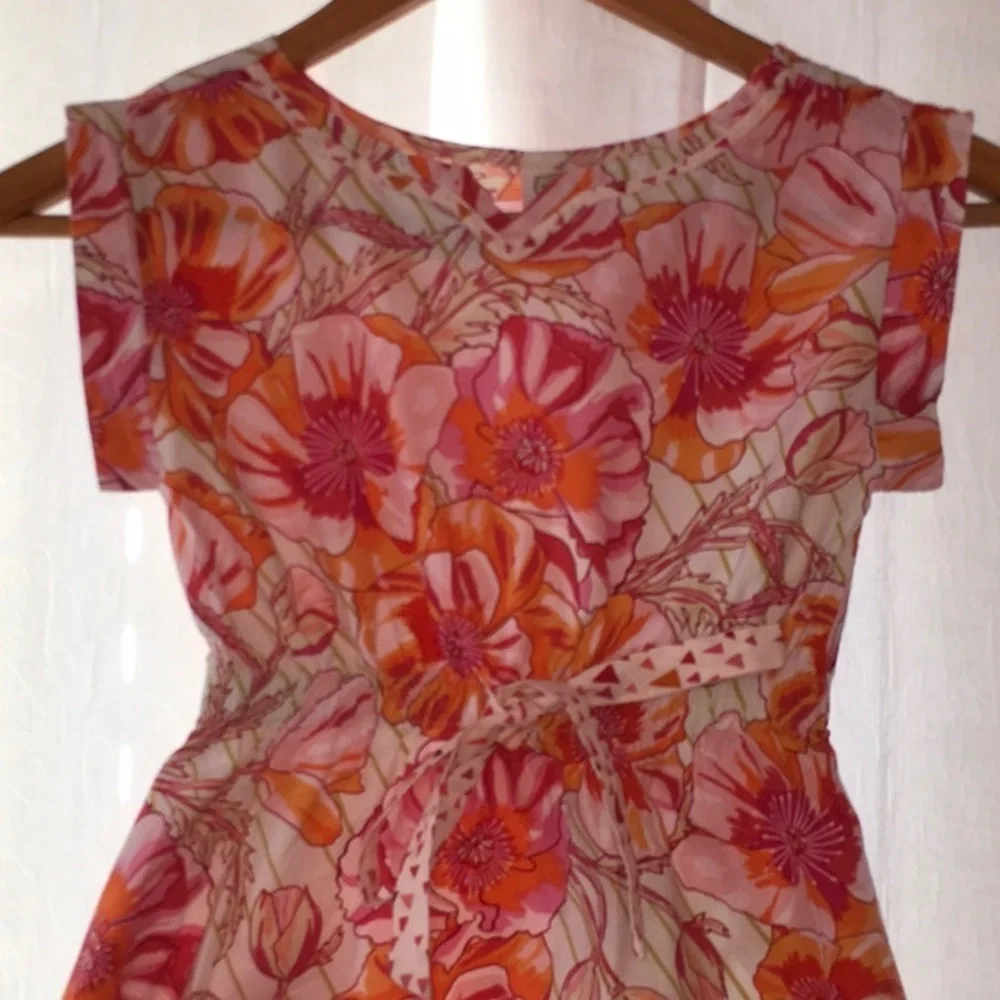 🌺Emerald August (6) gorgeous floral dress EUC 🌺
